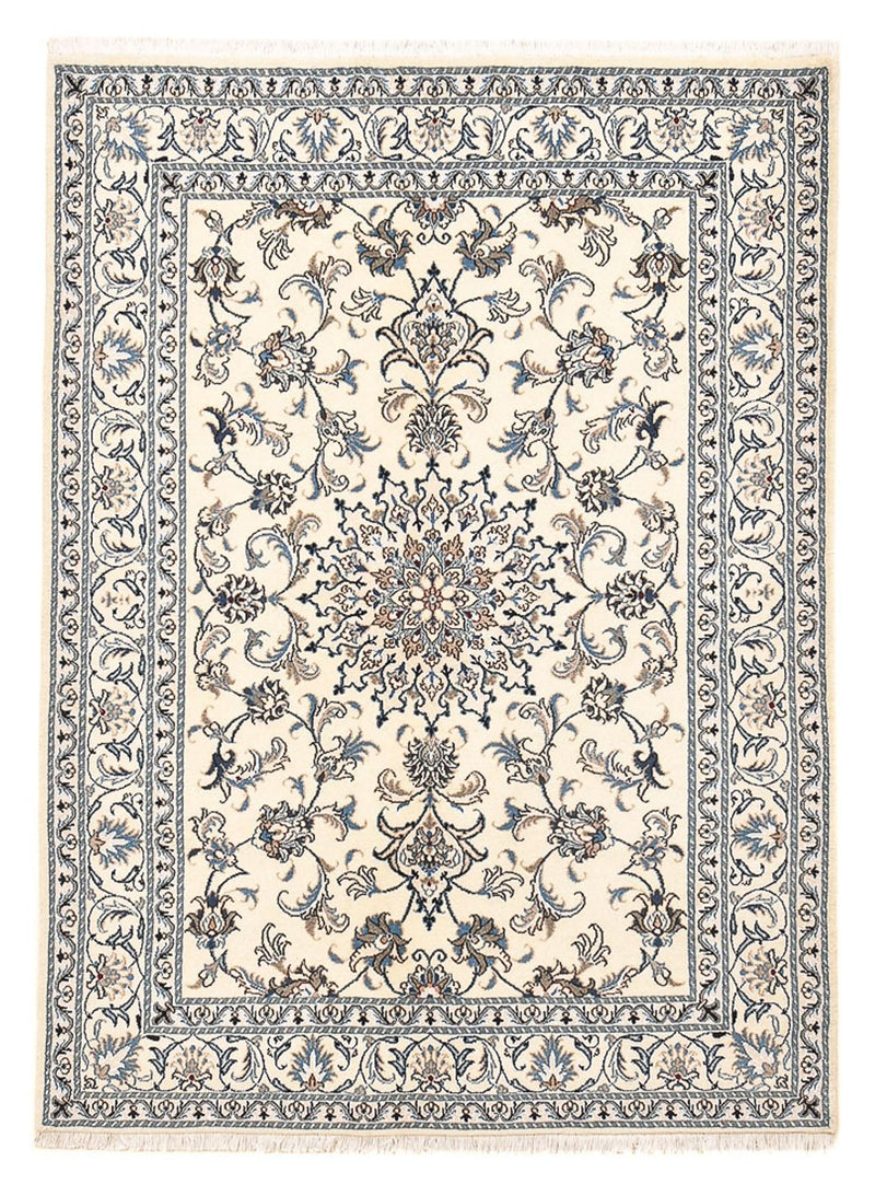 Alfombra persa - Nain - 195 x 150 cm - beige claro