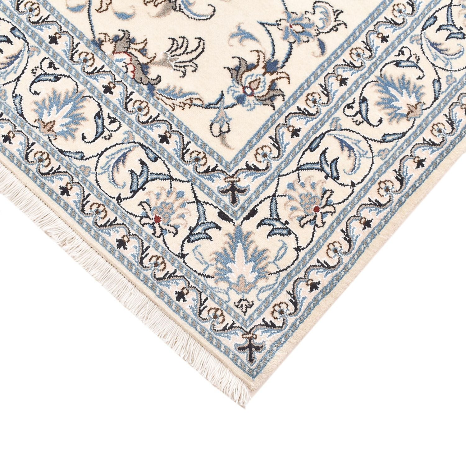 Alfombra persa - Nain - 195 x 150 cm - beige claro