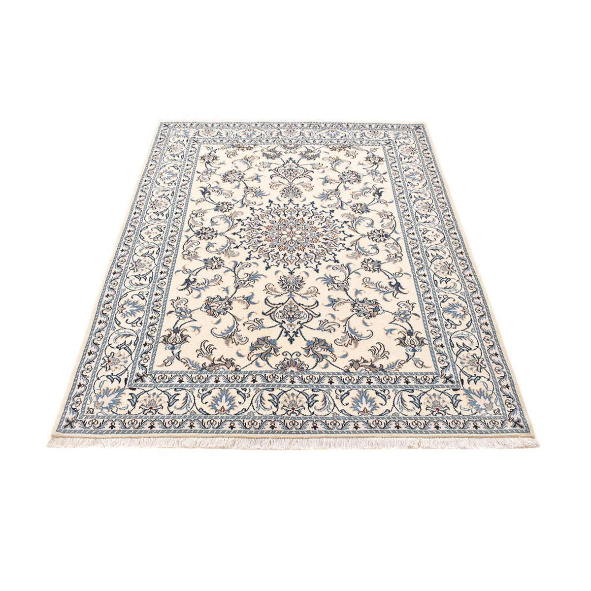 Alfombra persa - Nain - 195 x 150 cm - beige claro
