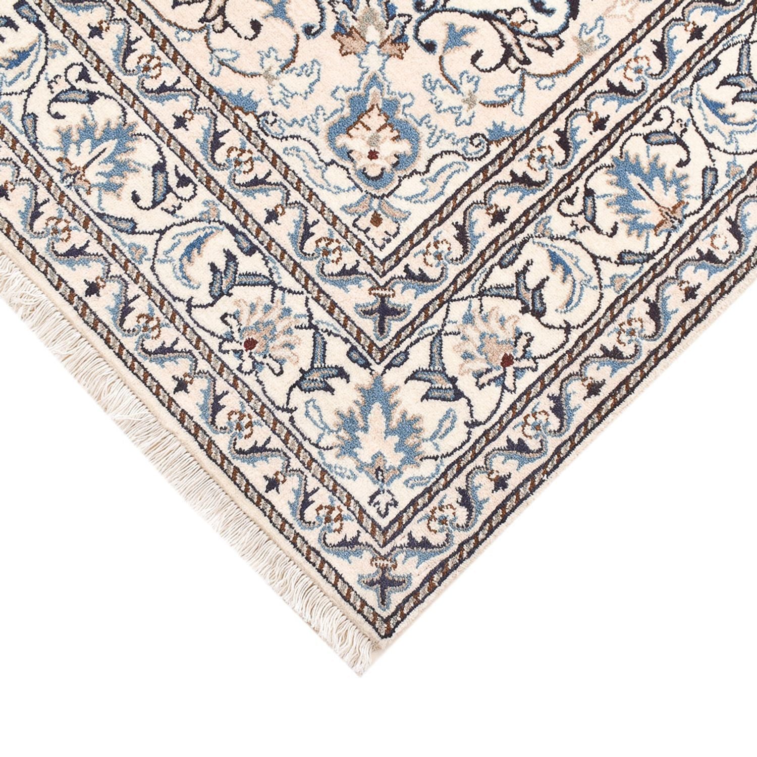 Alfombra persa - Nain - 195 x 150 cm - beige claro