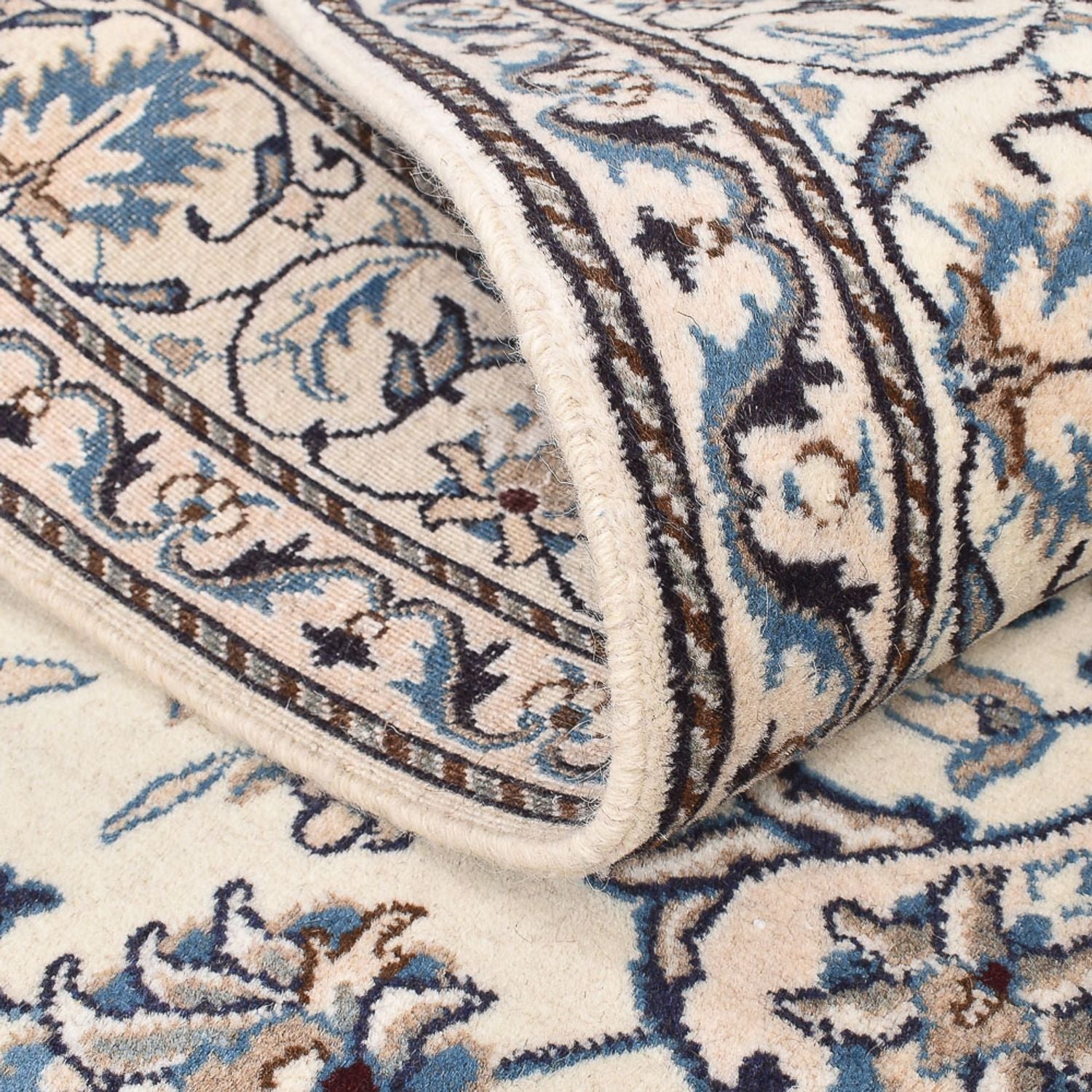 Alfombra persa - Nain - 195 x 150 cm - beige claro