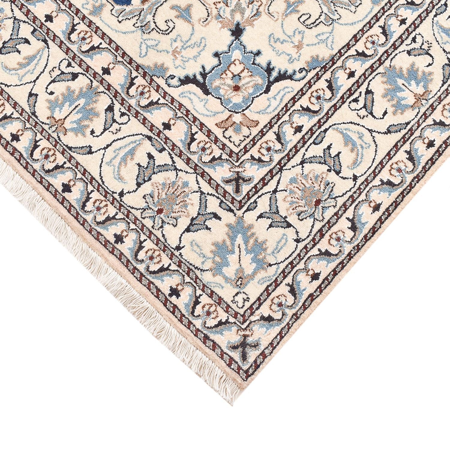 Alfombra persa - Nain - 212 x 147 cm - azul