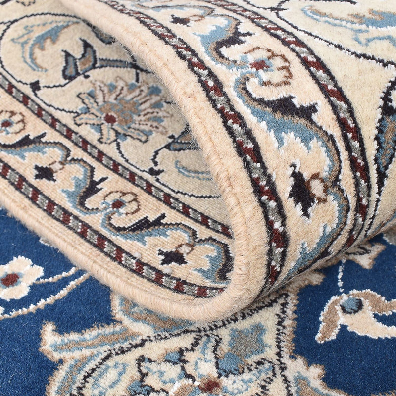 Alfombra persa - Nain - 212 x 147 cm - azul
