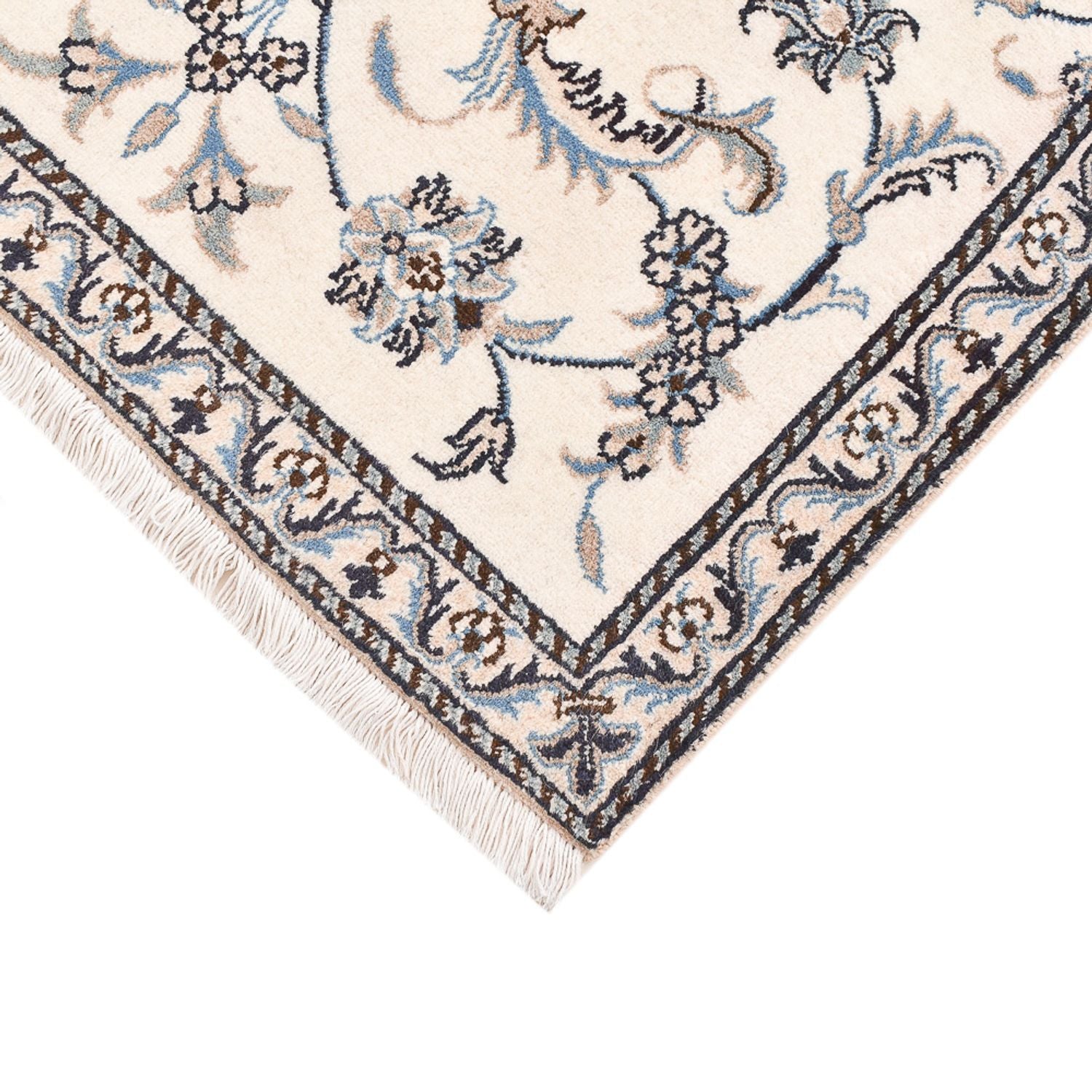 Alfombra persa - Nain - 138 x 90 cm - beige claro