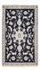 Alfombra persa - Nain - 140 x 87 cm - azul oscuro