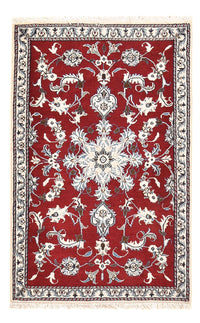 Alfombra persa - Nain - 137 x 90 cm - rojo