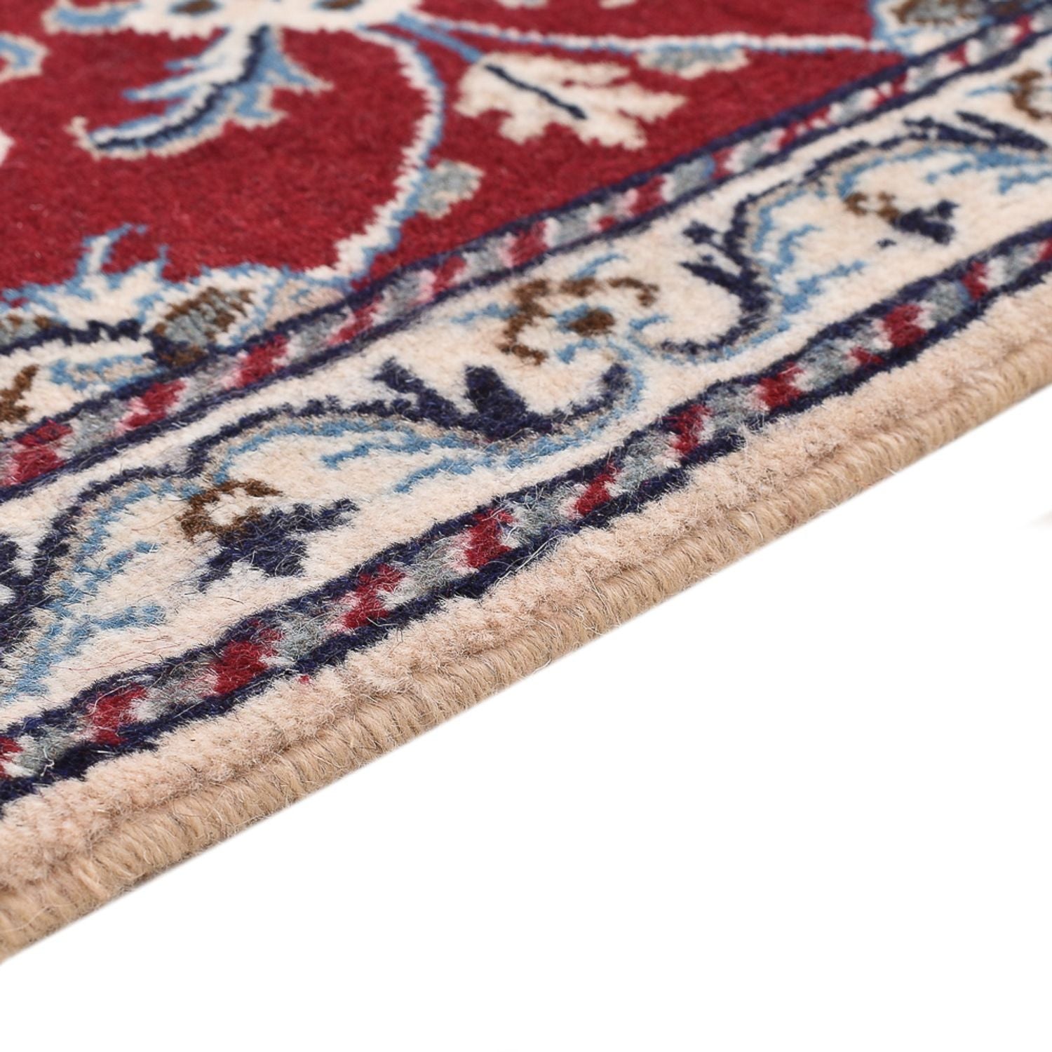 Alfombra persa - Nain - 137 x 90 cm - rojo