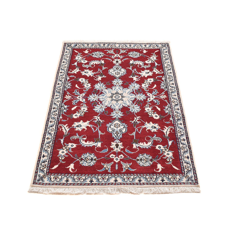 Alfombra persa - Nain - 137 x 90 cm - rojo