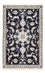 Alfombra persa - Nain - 140 x 89 cm - azul oscuro