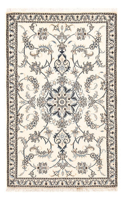 Alfombra persa - Nain - 146 x 88 cm - beige claro