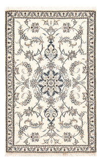 Alfombra persa - Nain - 146 x 88 cm - beige claro