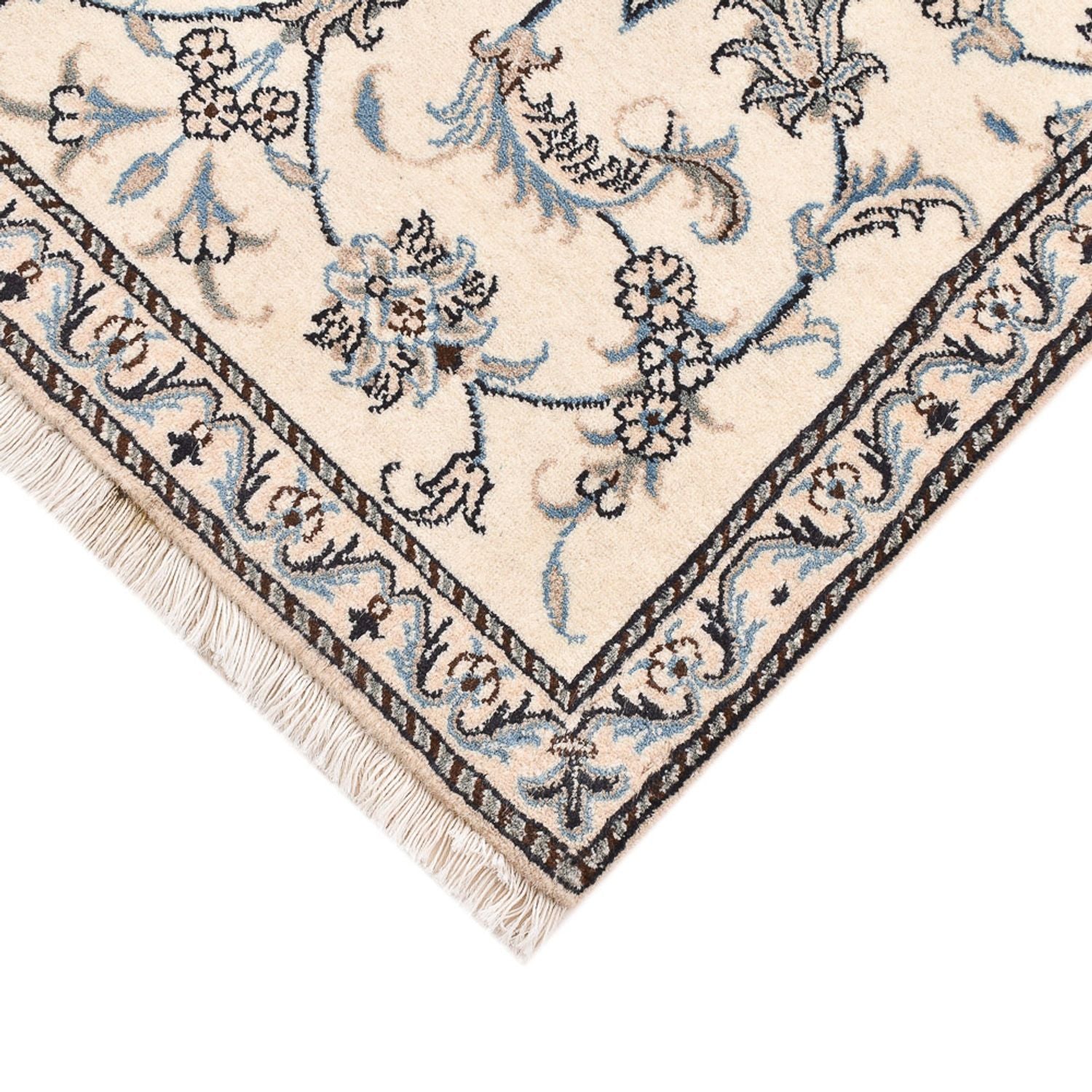 Alfombra persa - Nain - 146 x 88 cm - beige claro