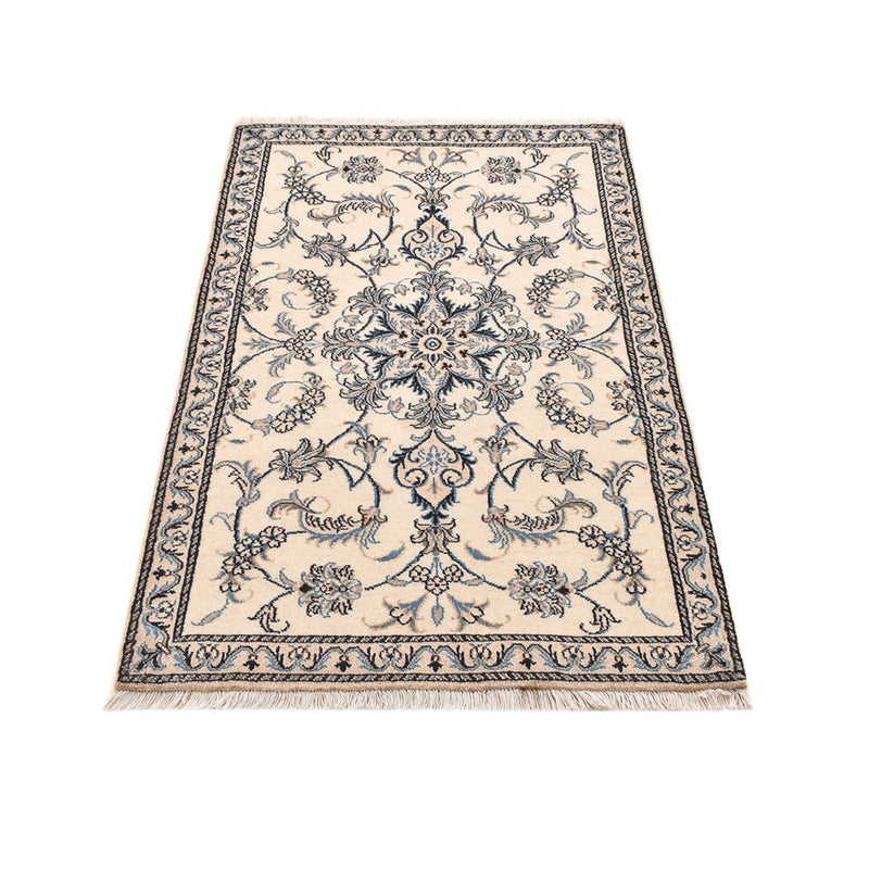 Alfombra persa - Nain - 146 x 88 cm - beige claro