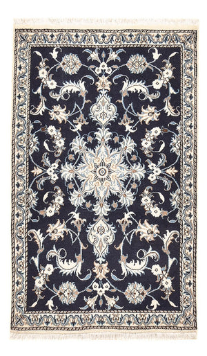 Alfombra persa - Nain - 140 x 87 cm - beige oscuro