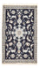 Alfombra persa - Nain - 140 x 87 cm - beige oscuro