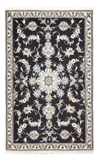Alfombra persa - Nain - 145 x 87 cm - beige oscuro