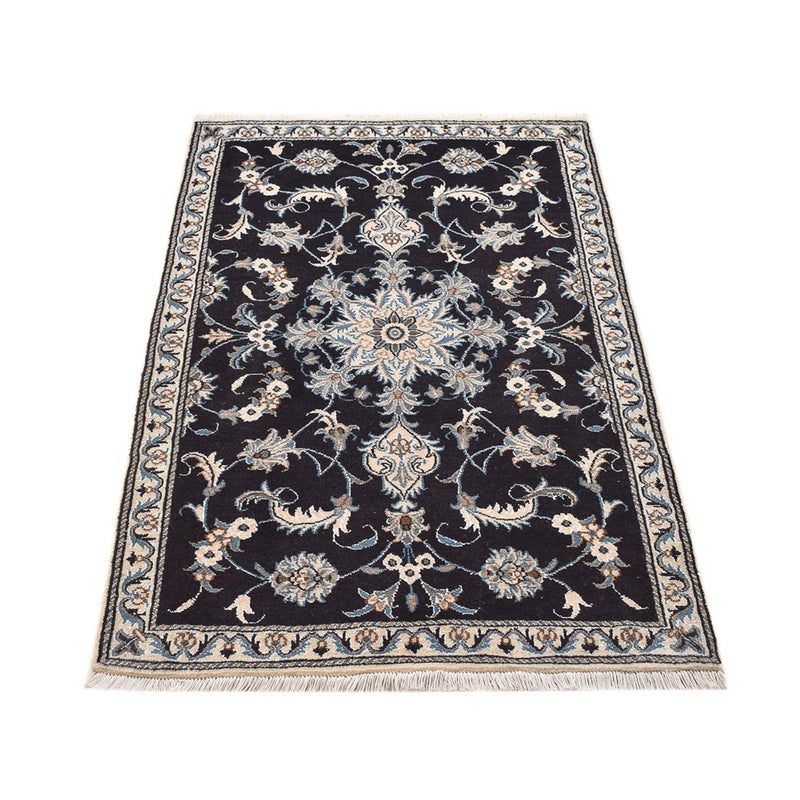 Alfombra persa - Nain - 145 x 87 cm - beige oscuro