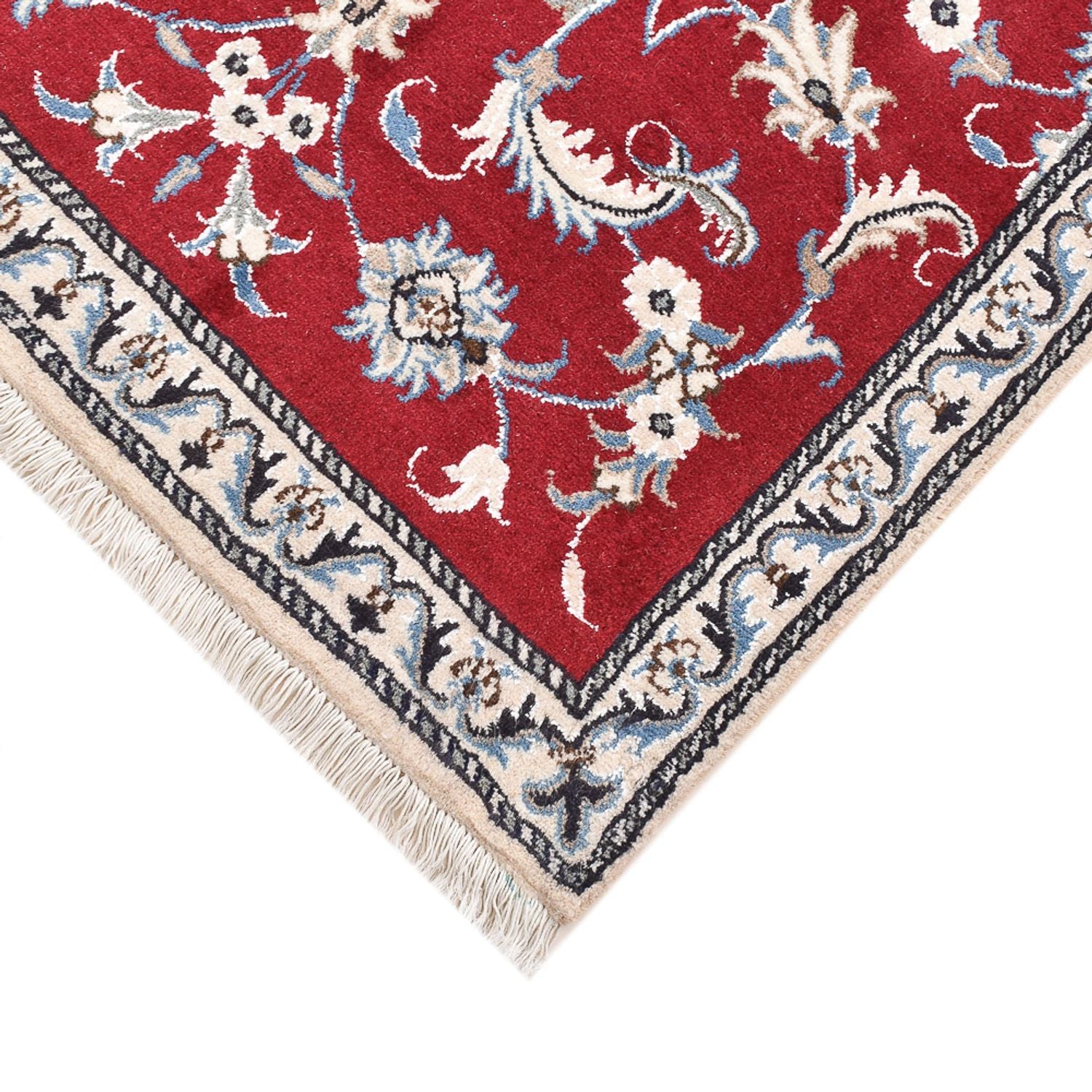 Alfombra persa - Nain - 148 x 86 cm - rojo