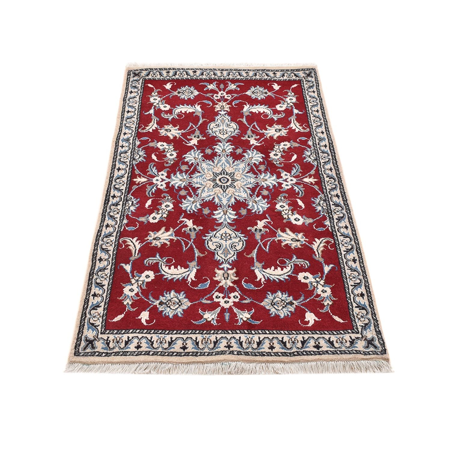 Alfombra persa - Nain - 148 x 86 cm - rojo