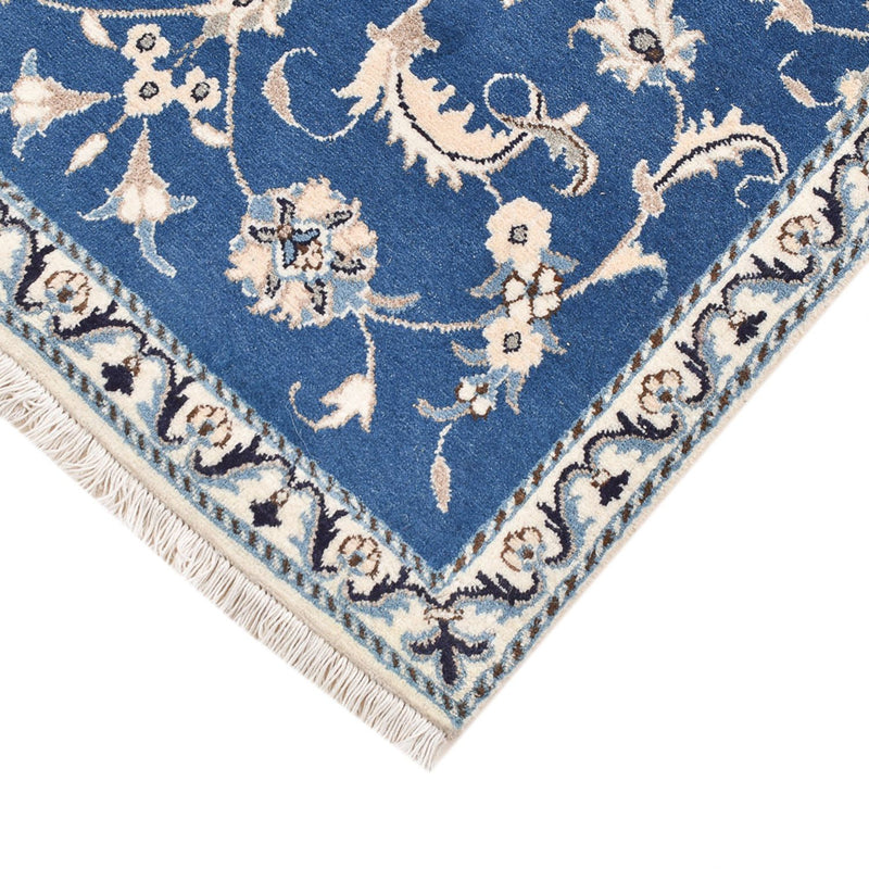Alfombra persa - Nain - 143 x 86 cm - azul