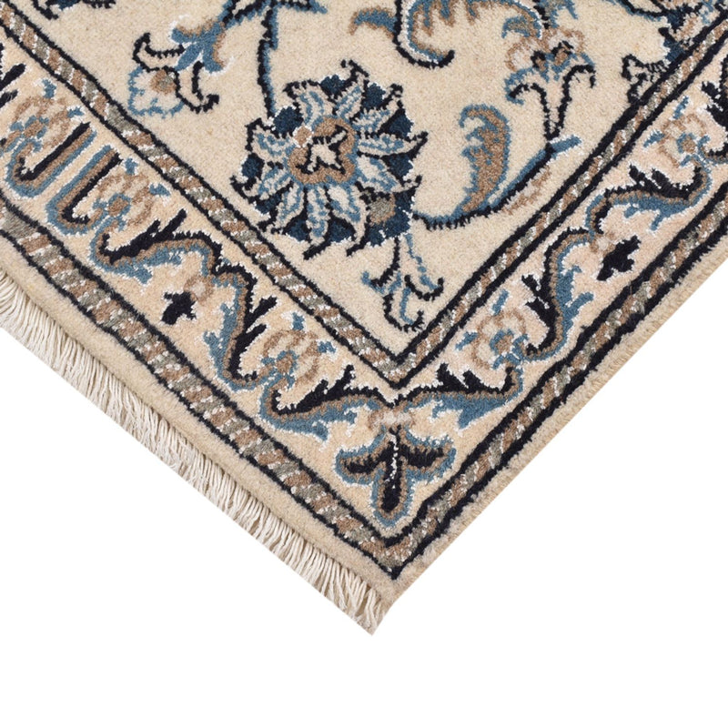 Alfombra persa - Nain - 87 x 55 cm - blanco