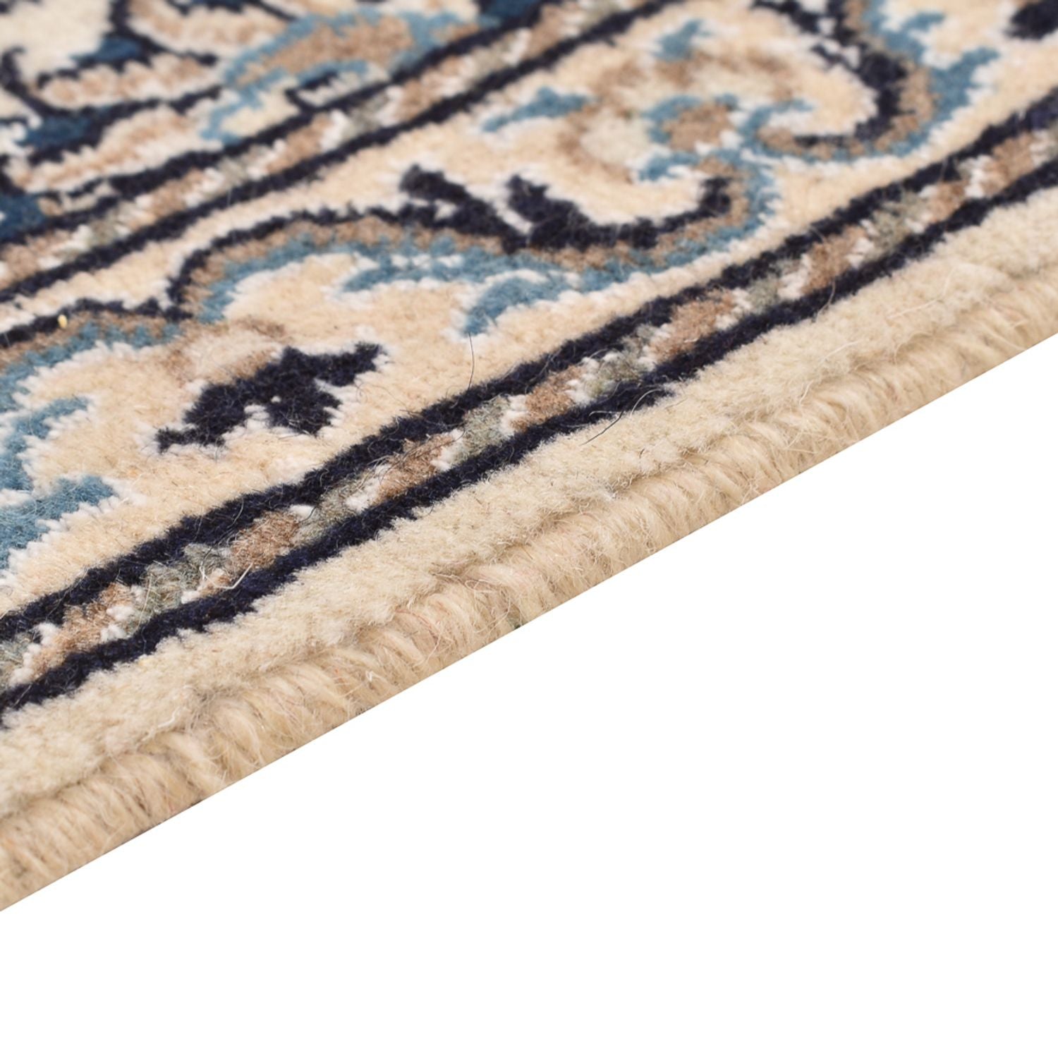 Alfombra persa - Nain - 90 x 60 cm - blanco