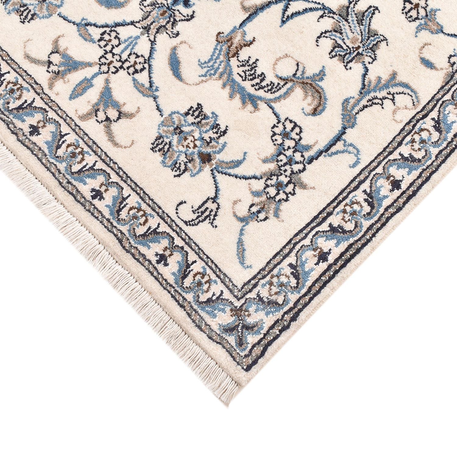 Alfombra persa - Nain - 148 x 84 cm - beige claro