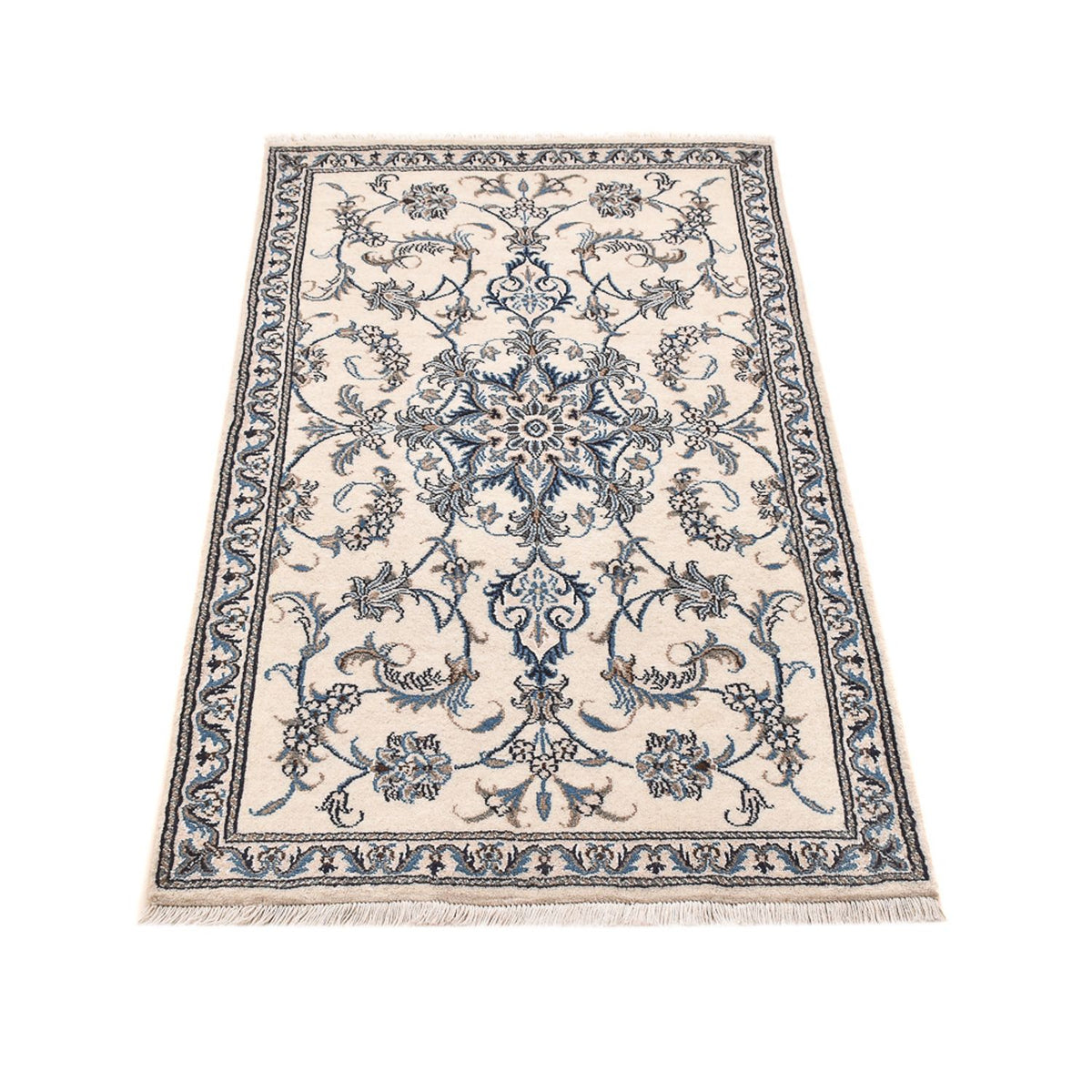 Alfombra persa - Nain - 148 x 84 cm - beige claro