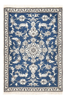 Alfombra persa - Nain - 133 x 90 cm - azul
