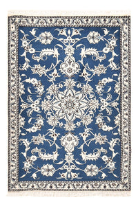 Alfombra persa - Nain - 133 x 90 cm - azul