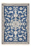 Alfombra persa - Nain - 133 x 90 cm - azul
