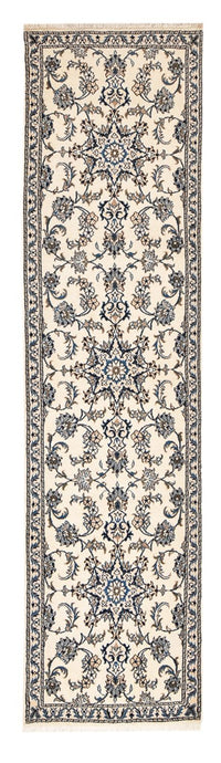 Alfombra de pasillo Alfombra persa - Nain - 295 x 77 cm - blanco