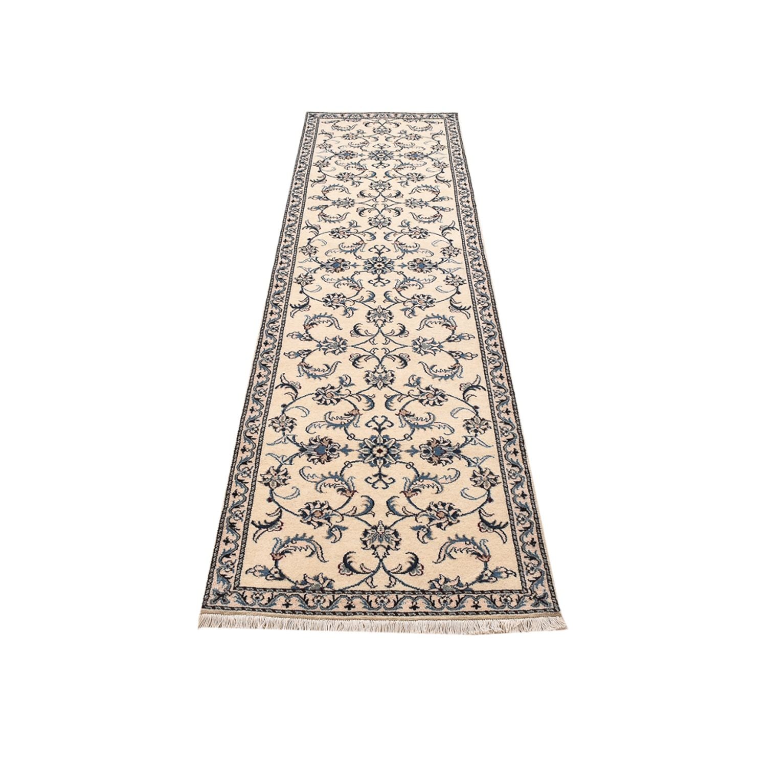 Alfombra de pasillo Alfombra persa - Nain - 290 x 80 cm - beige