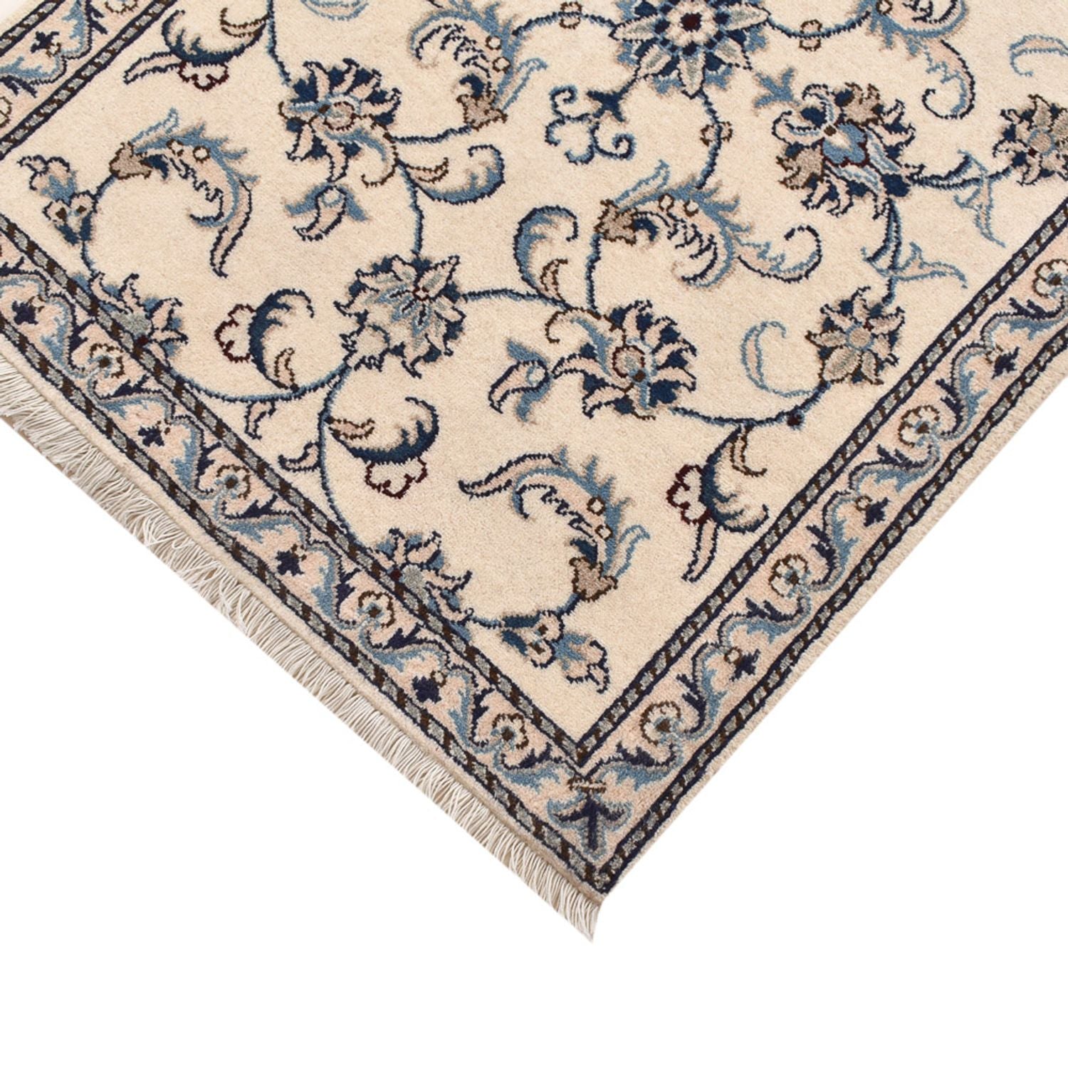 Alfombra de pasillo Alfombra persa - Nain - 289 x 78 cm - beige