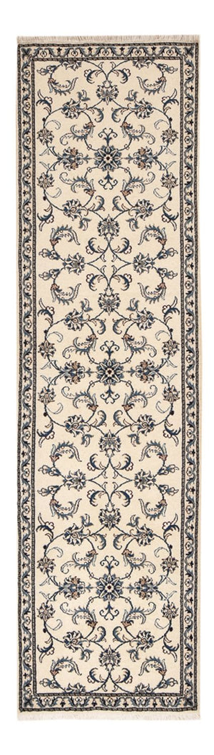 Alfombra de pasillo Alfombra persa - Nain - 287 x 80 cm - beige