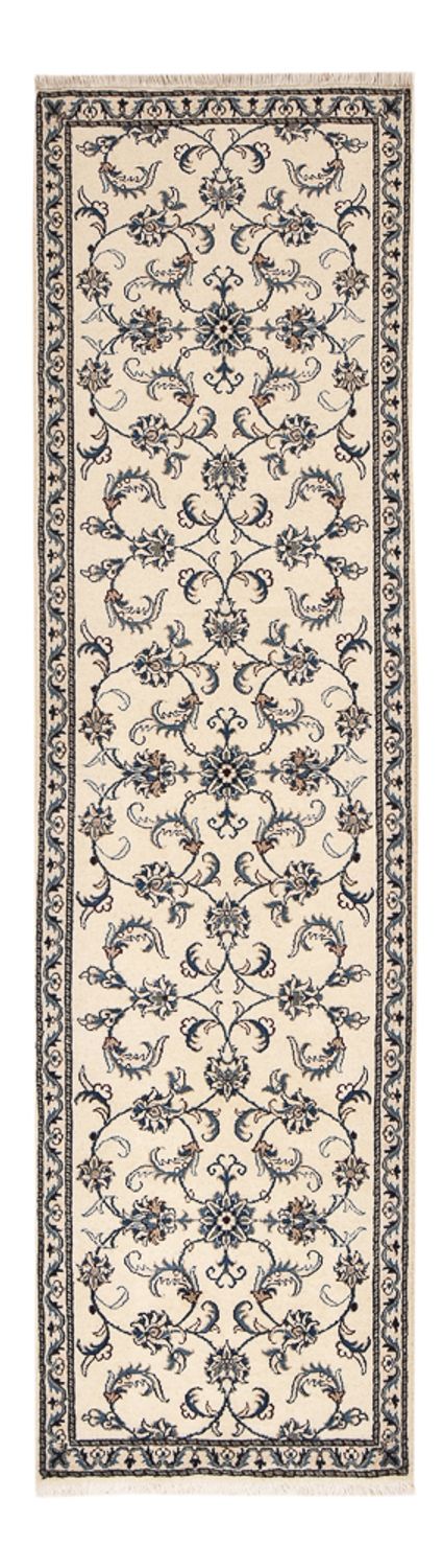 Alfombra de pasillo Alfombra persa - Nain - 287 x 80 cm - beige