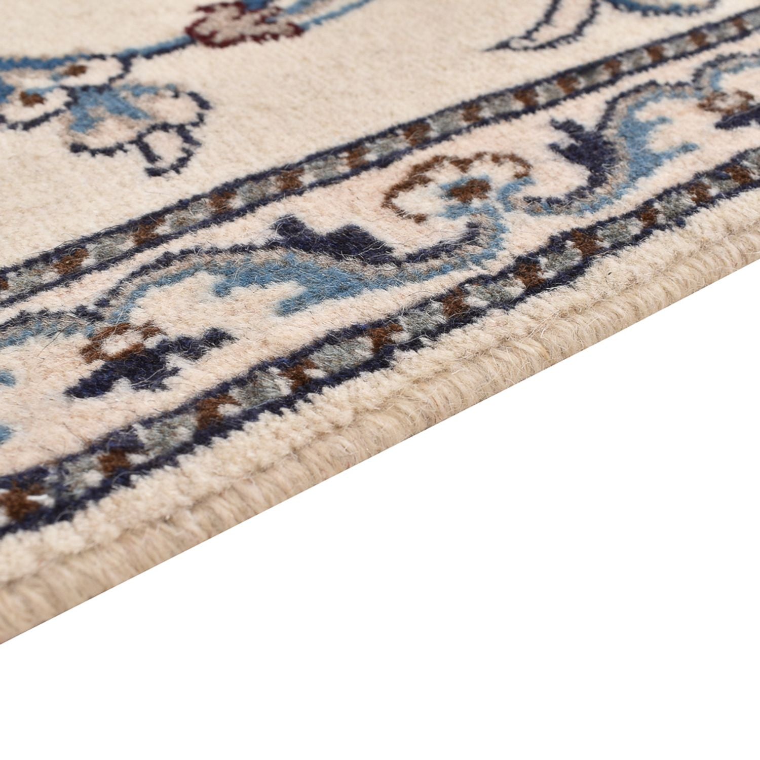 Alfombra de pasillo Alfombra persa - Nain - 287 x 80 cm - beige