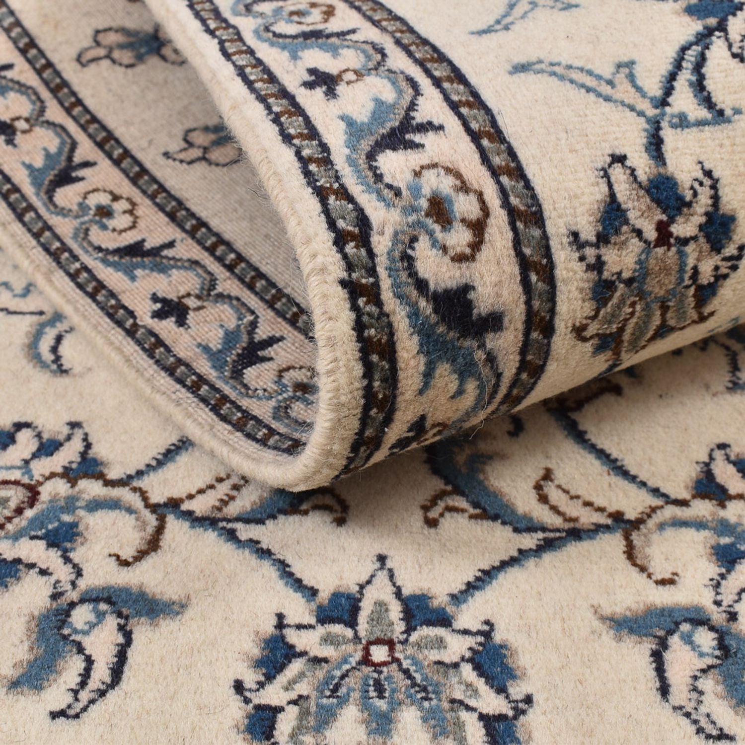 Alfombra de pasillo Alfombra persa - Nain - 287 x 80 cm - beige