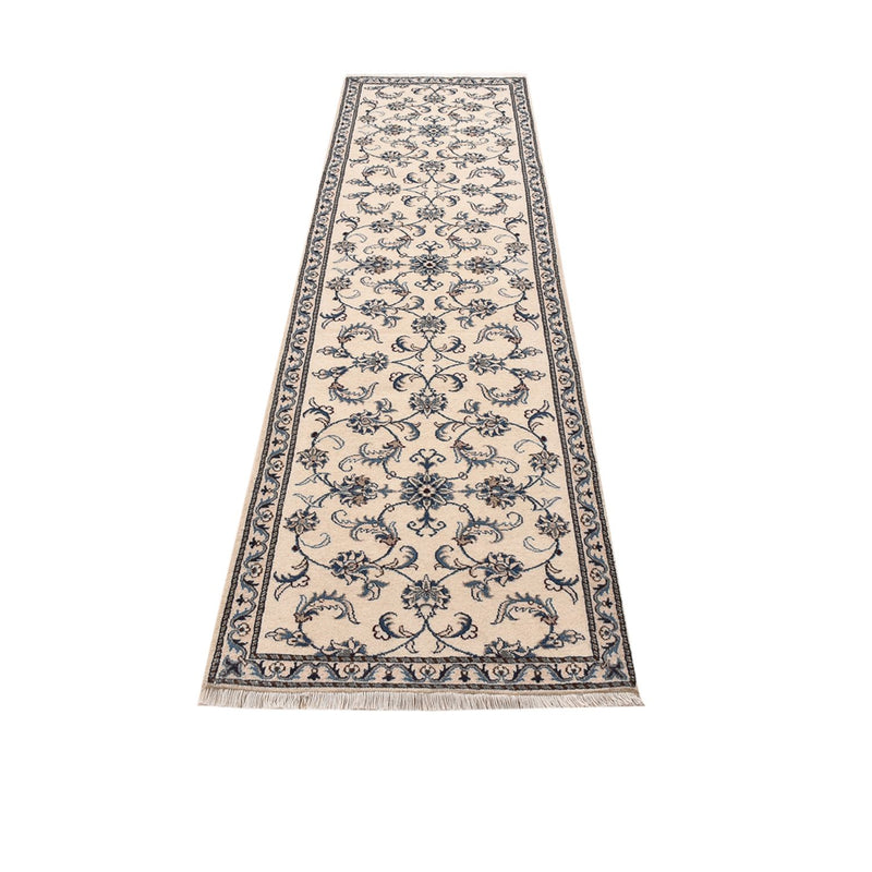 Alfombra de pasillo Alfombra persa - Nain - 287 x 80 cm - beige