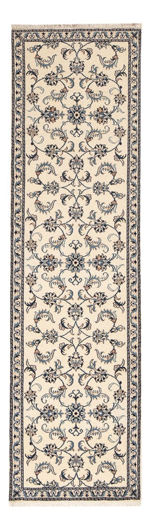 Alfombra de pasillo Alfombra persa - Nain - 288 x 78 cm - beige