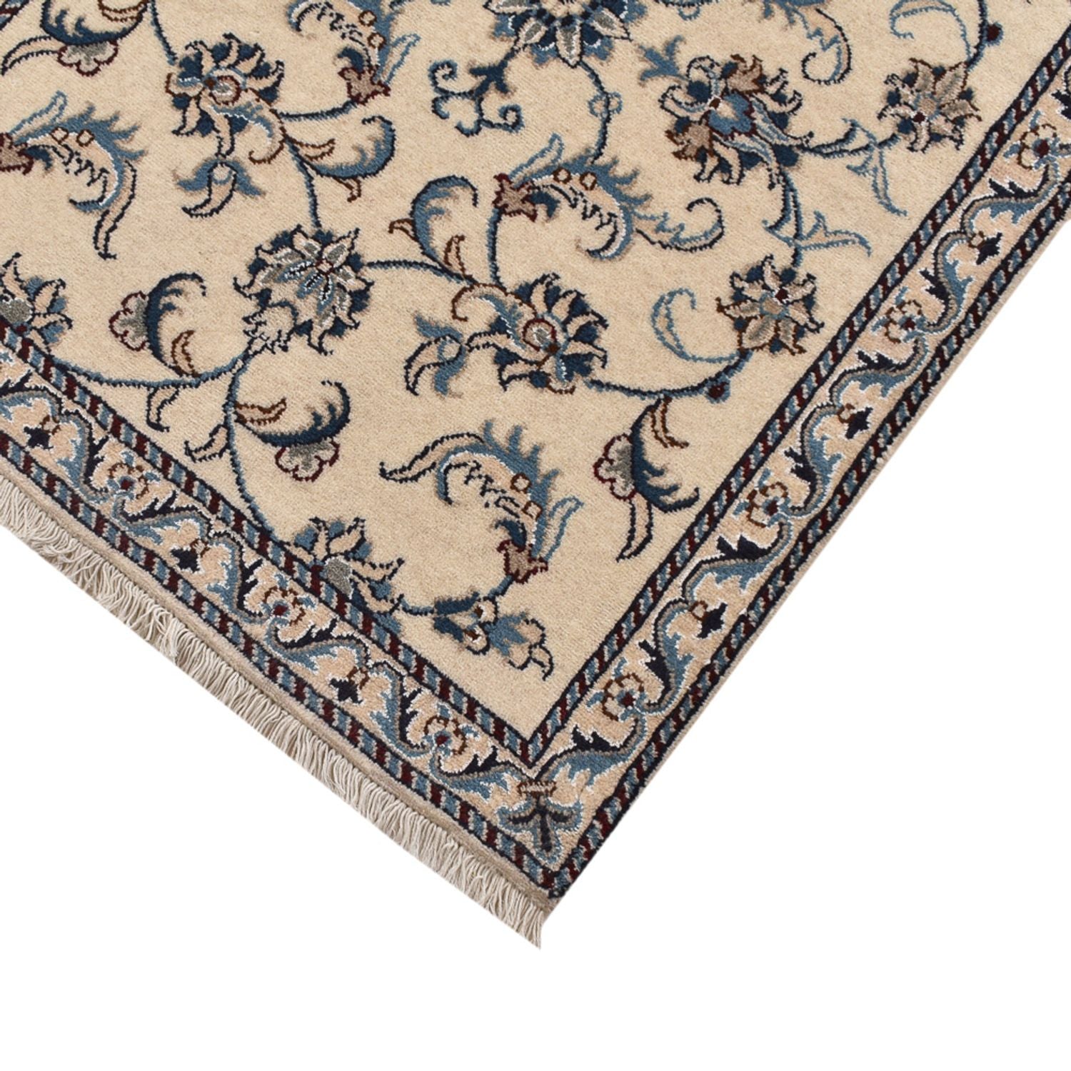 Alfombra de pasillo Alfombra persa - Nain - 288 x 78 cm - beige