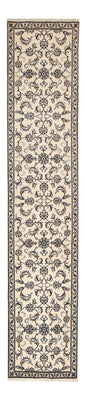 Alfombra de pasillo Alfombra persa - Nain - 377 x 79 cm - beige