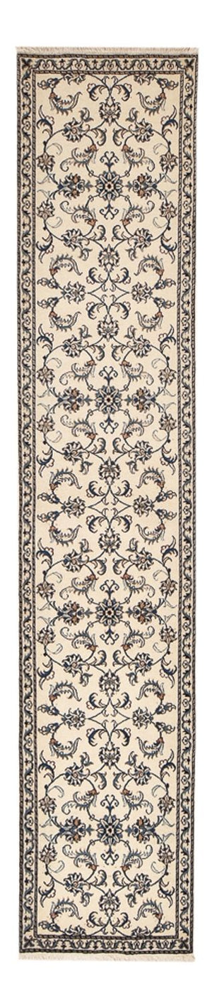 Alfombra de pasillo Alfombra persa - Nain - 377 x 79 cm - beige