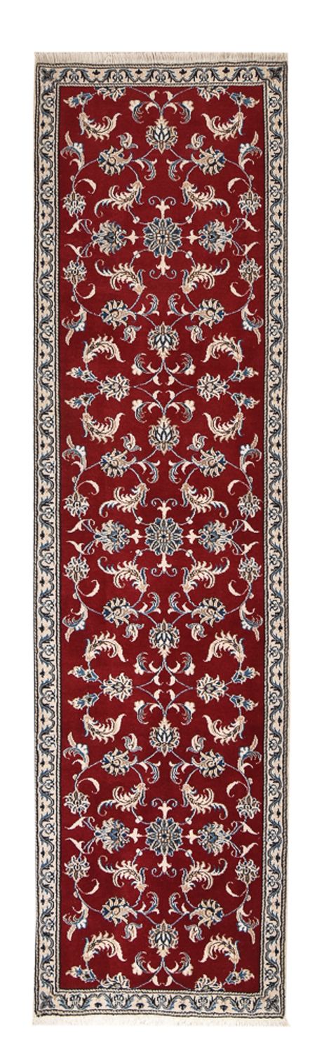 Alfombra de pasillo Alfombra persa - Nain - 290 x 78 cm - rojo