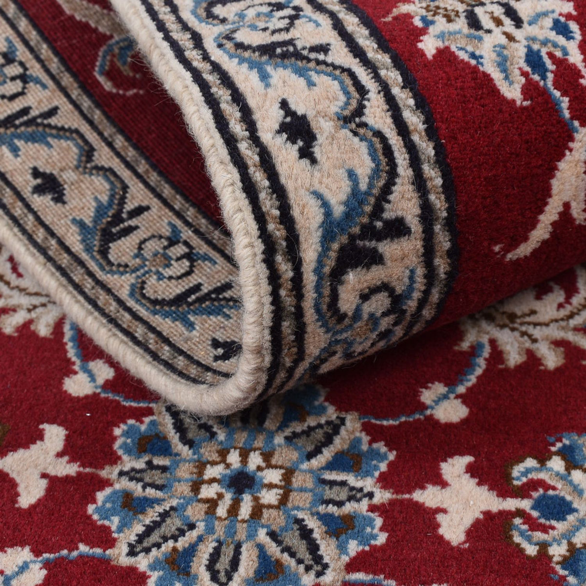 Alfombra de pasillo Alfombra persa - Nain - 290 x 78 cm - rojo