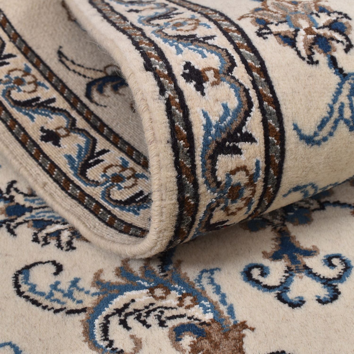 Alfombra de pasillo Alfombra persa - Nain - 310 x 77 cm - beige