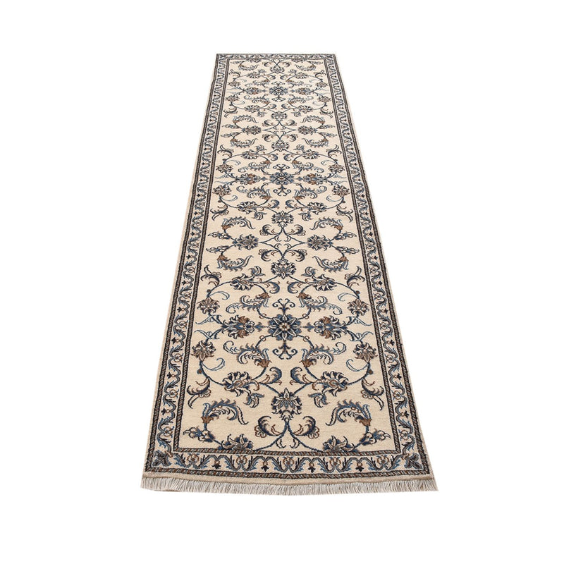 Alfombra de pasillo Alfombra persa - Nain - 310 x 77 cm - beige