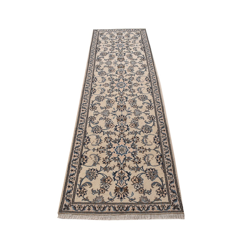 Alfombra de pasillo Alfombra persa - Nain - 292 x 75 cm - beige
