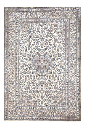 Alfombra persa - Keshan - 350 x 242 cm - gris