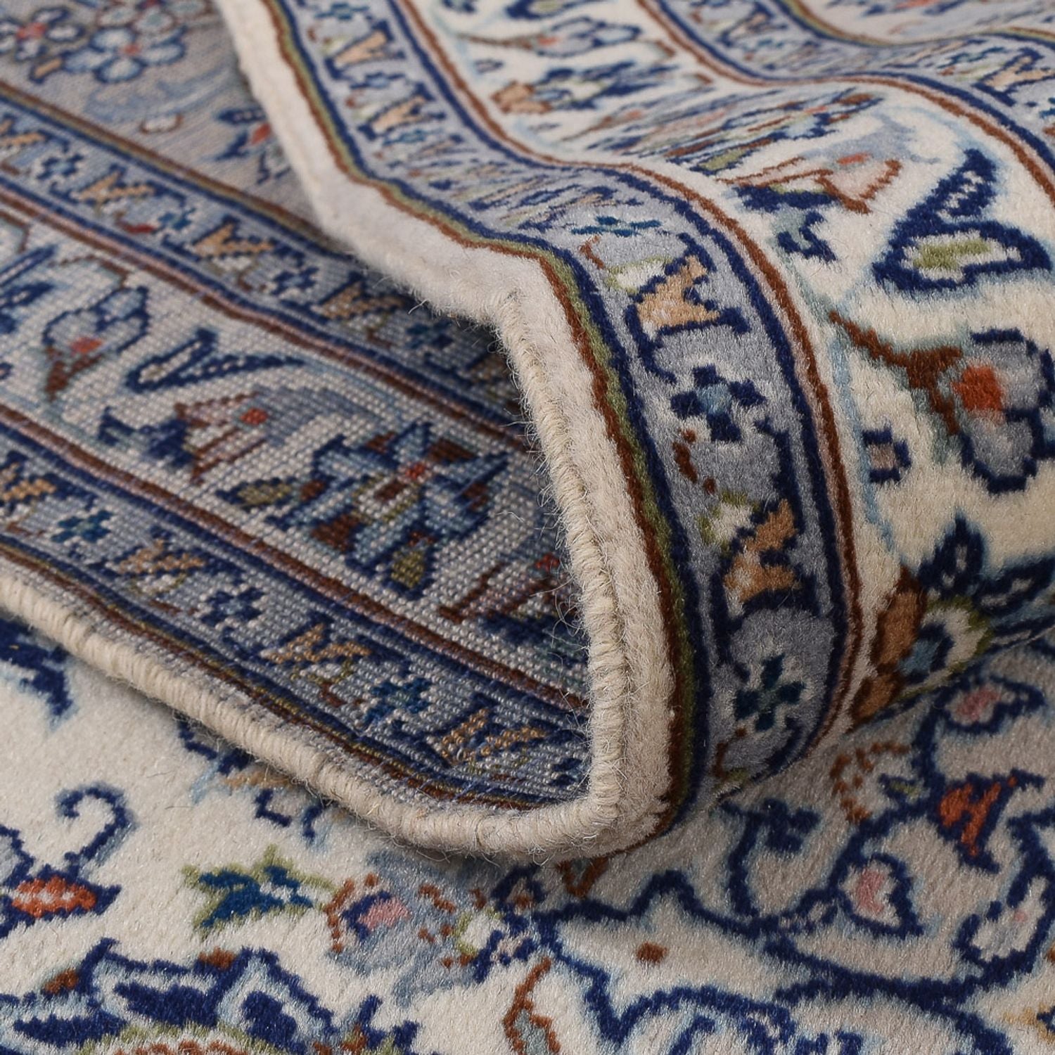 Alfombra persa - Keshan - 350 x 242 cm - gris